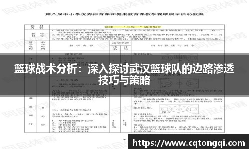 篮球战术分析：深入探讨武汉篮球队的边路渗透技巧与策略
